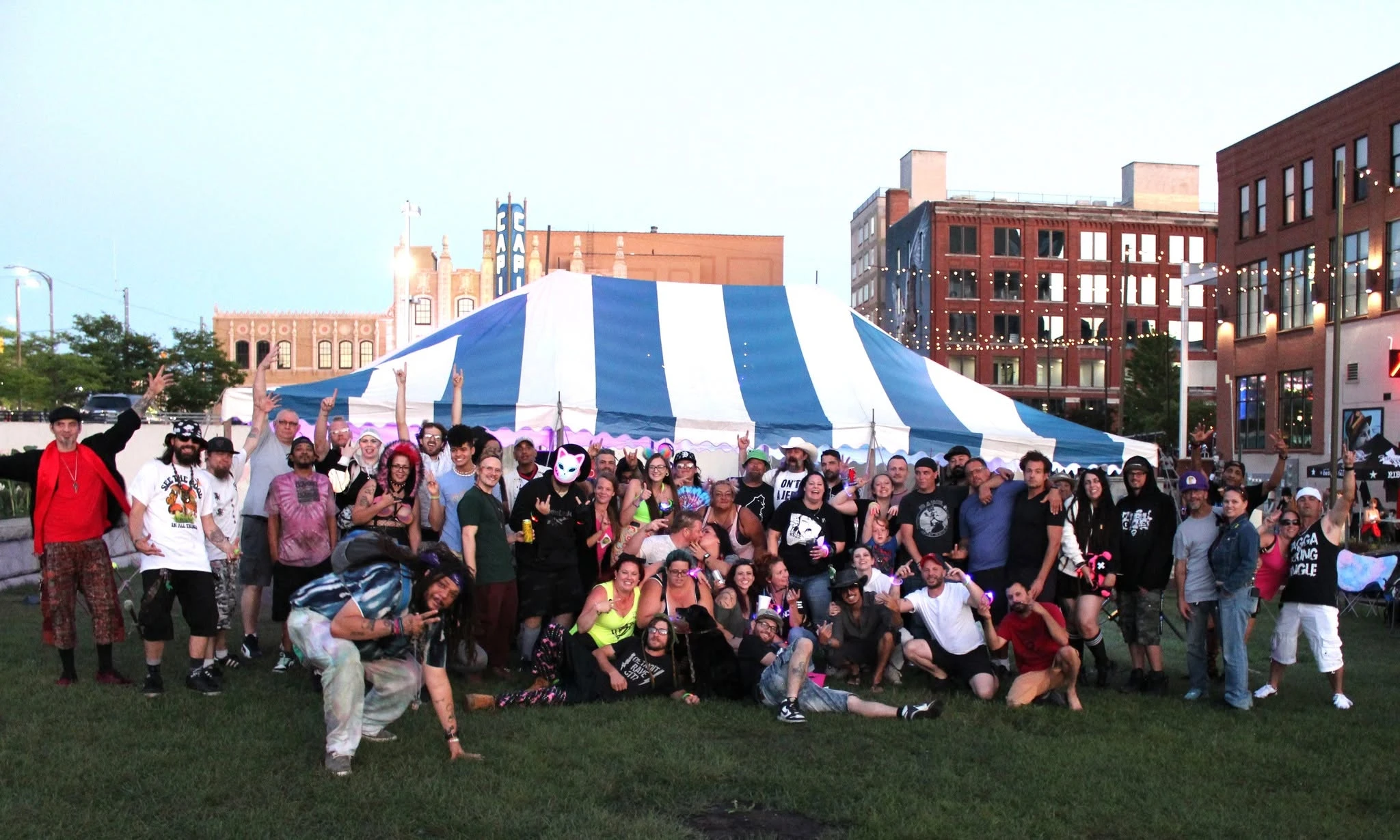 Flint Dropfest family photo